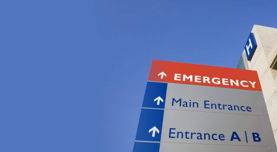 Hospital signs - banner image